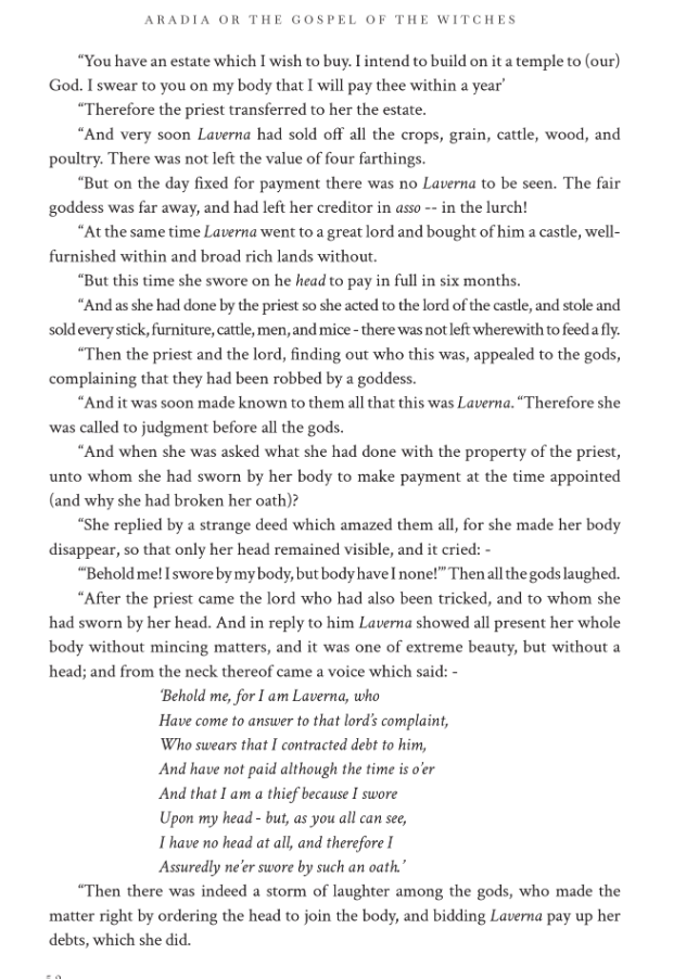 Aradia: The Gospel of the Witches