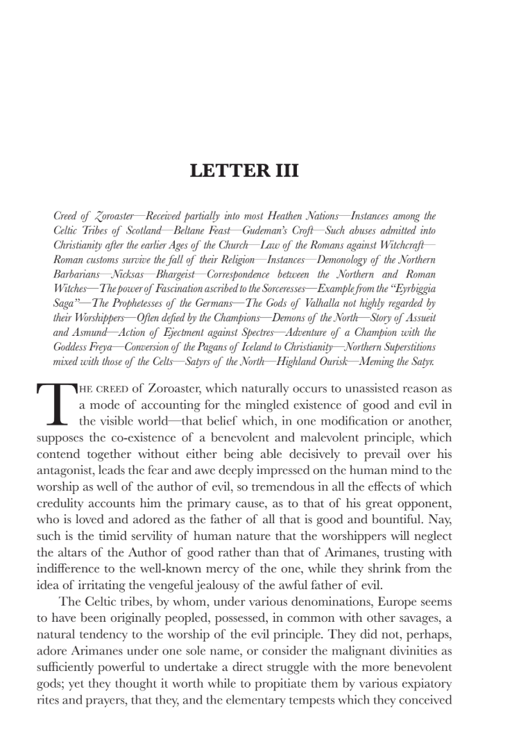 Letters on Demonology and Witchcraft by Sir Walter Scott