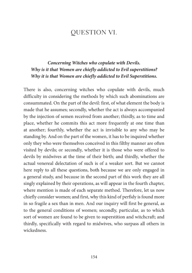 Malleus Maleficarum: The Hammer of Witches