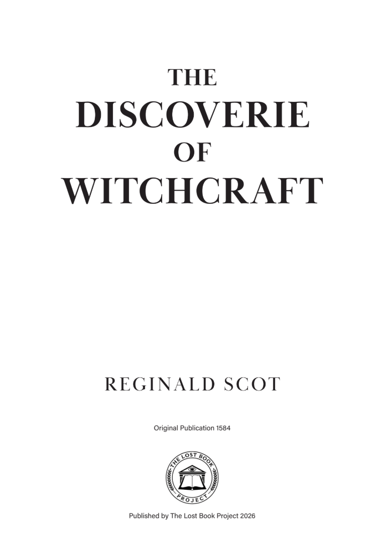 The Discoverie of Witchcraft