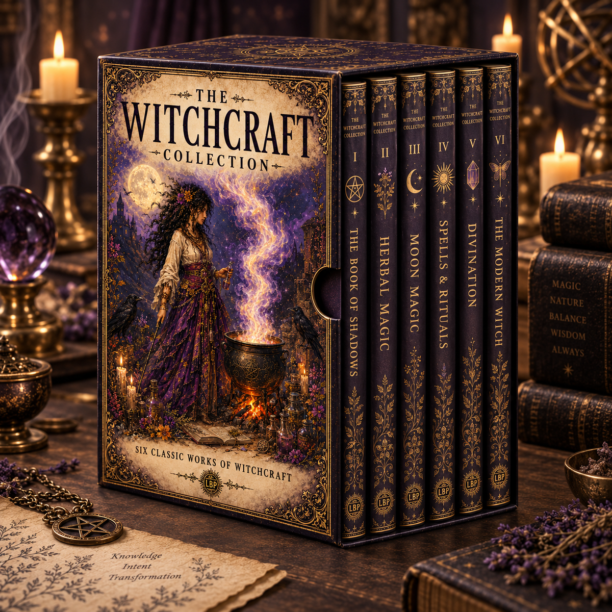 Complete Witchcraft Collection - 6 Physical Books in 1 Box Set