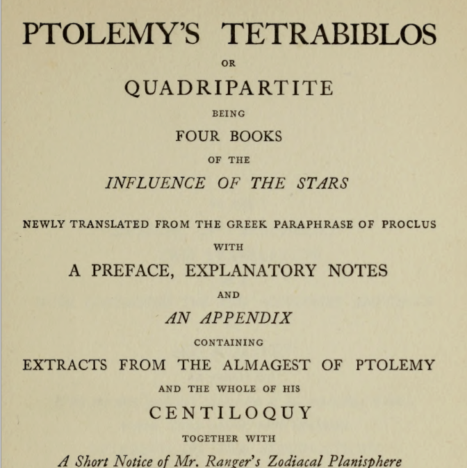 Old Astrology, Zodiac & Horoscopes Books