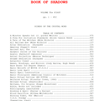 Book of Shadows