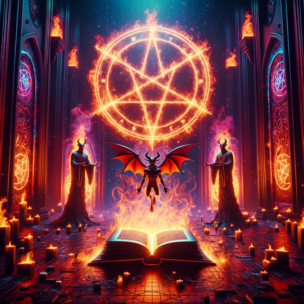 satanic books and study of demonology