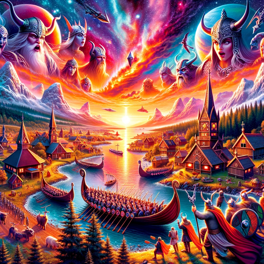 The Vikings & Norse Mythology Book Collection - 42 Titles