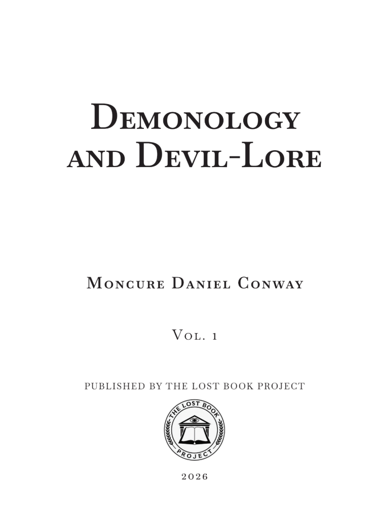 Demonology and Devil-Lore by Mercure Daniel Conway