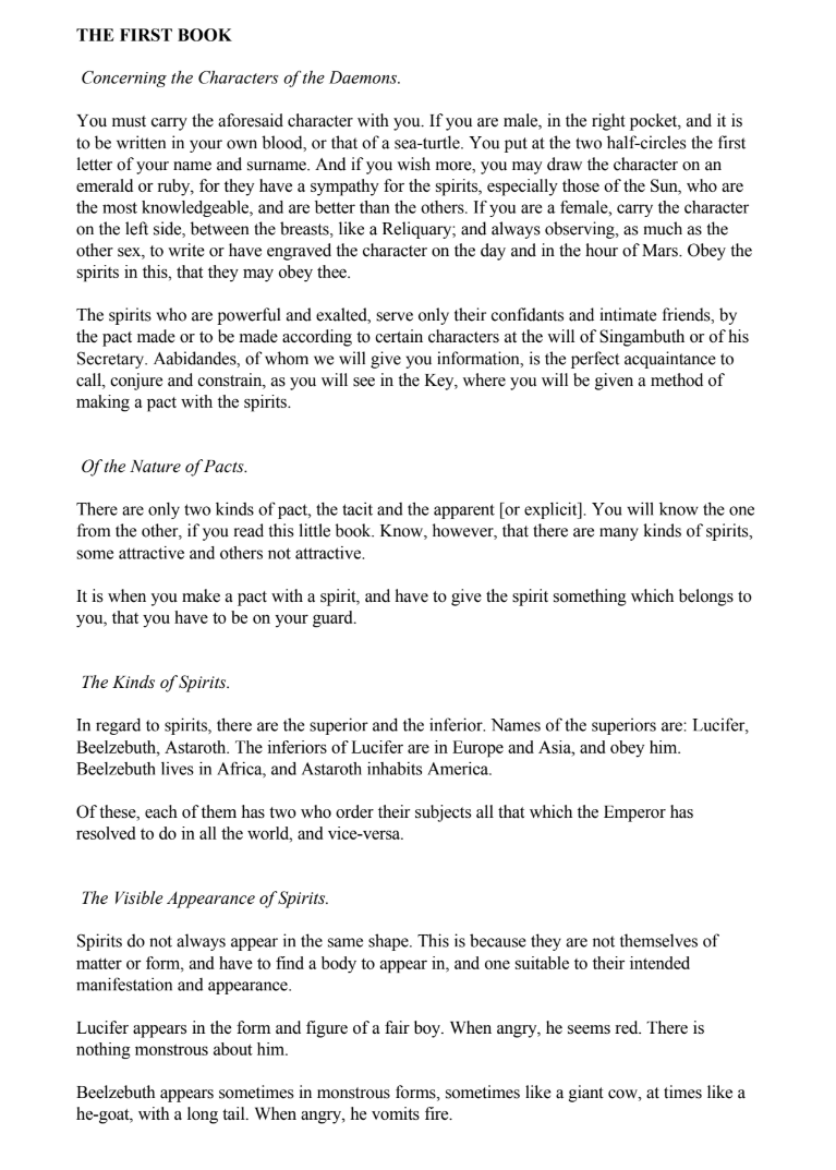 Grimorium Verum: or The True Grimoire