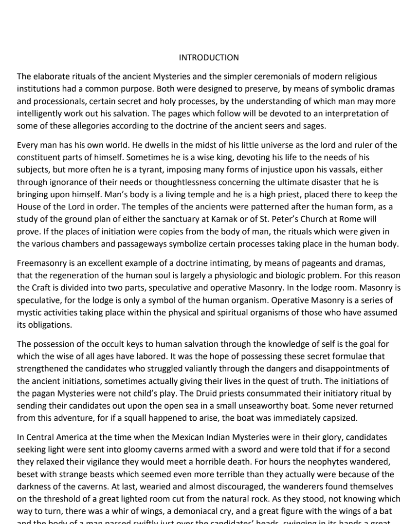 Melchizedek and the Mystery of Fire by Manly P. Hall