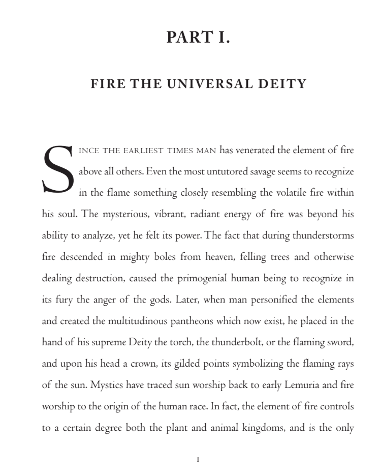 Melchizedek and the Mystery of Fire by Manly P. Hall