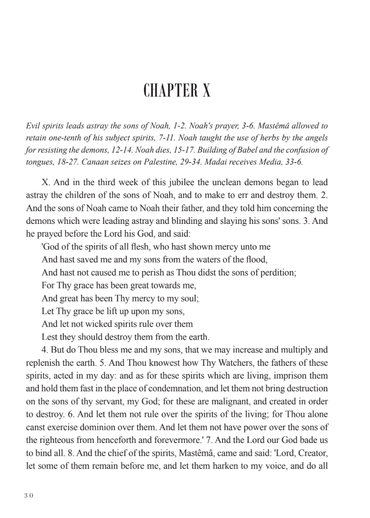 The Book of Jubilees by R.H. Charles