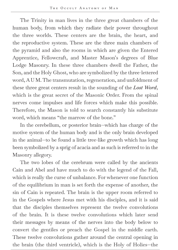 The Occult Anatomy of Man by Manly P. Hall