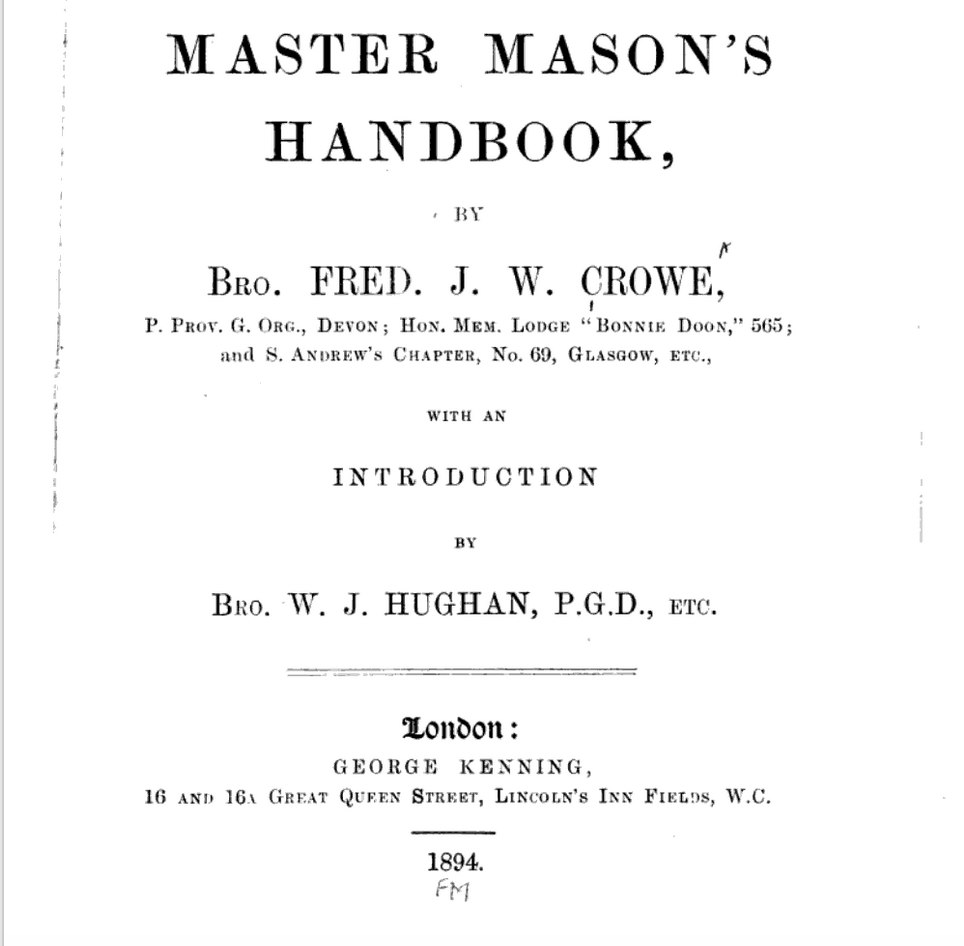 33 Rare Books on Freemasonry
